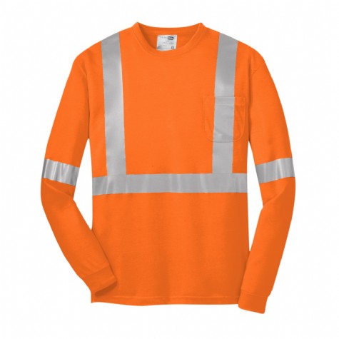 CornerStone ANSI 107 Class 2 Long Sleeve Safety T-Shirt #4
